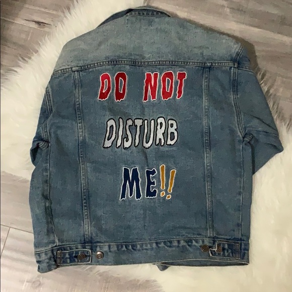 Oversized Blue Denim Jacket- Never Worn - Picture 2 of 5